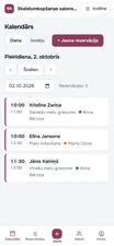 Kalendārs telefonā: Dienas plāns vienmēr pa rokai.