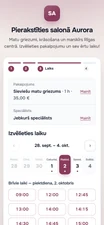 Pieraksts telefonā: Pieraksts klientam ērtā laikā.